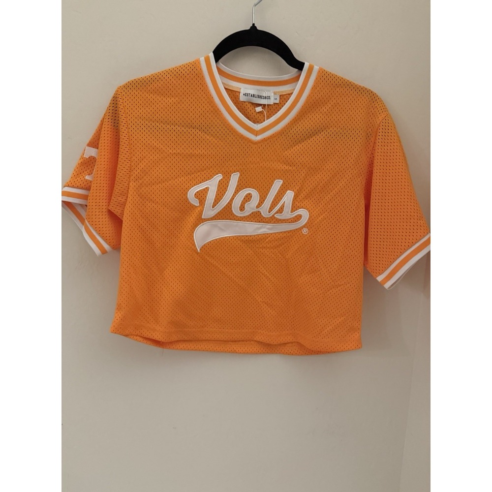 Tennessee Vols  Nico Iamaleava Women's Established & Co Jersey Shirt -Small -NWT